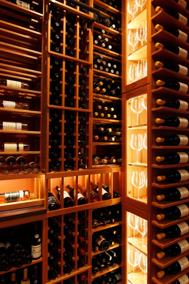Photo of a traditional wine cellar in Seattle.