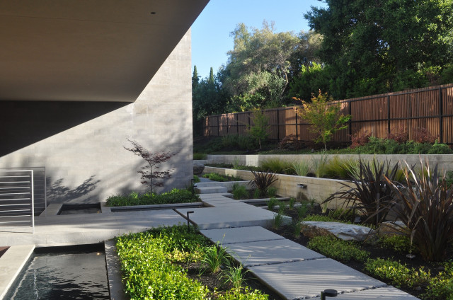 Los Altos Hills minimalistisch-garten