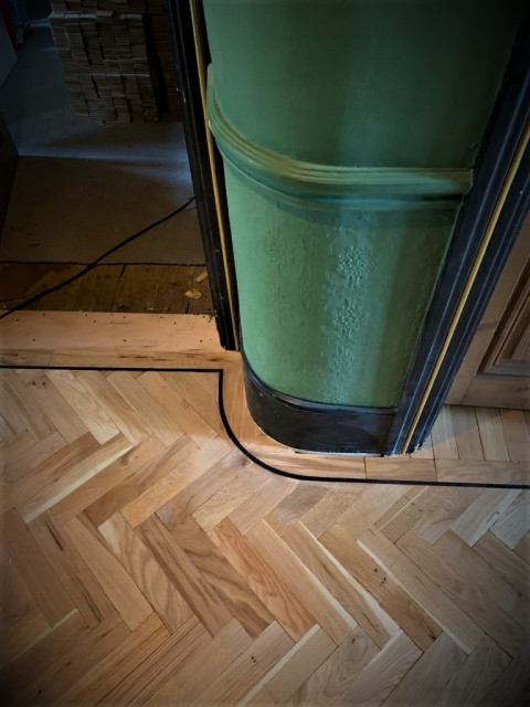 Herringbone Parquet klassisk-entre