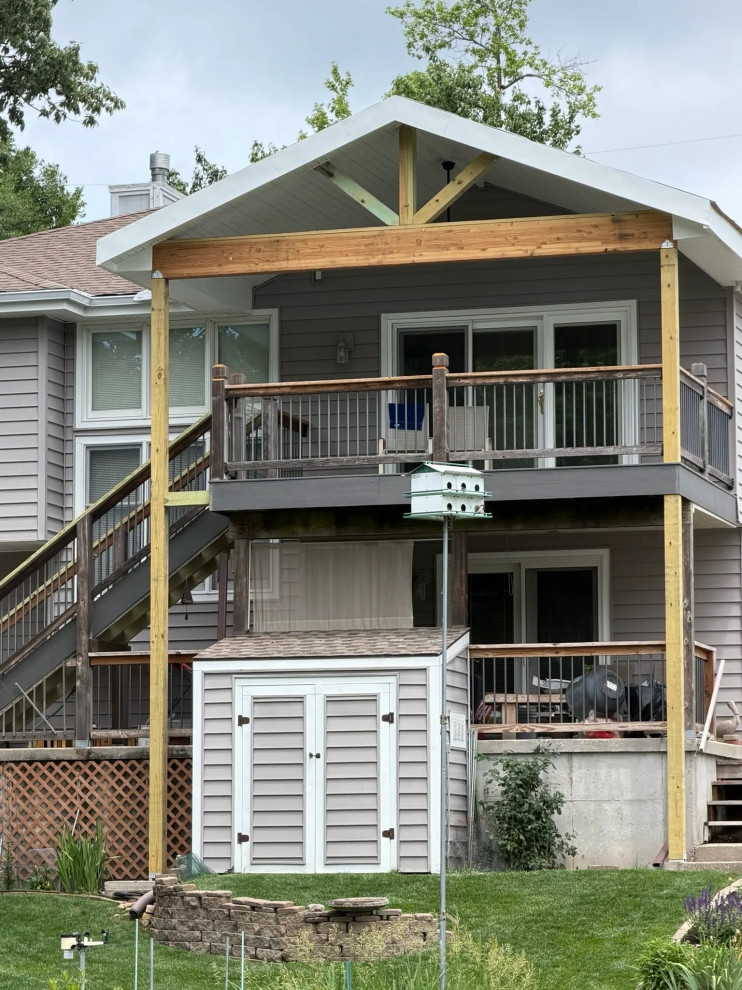 Gabled Roof Addition Over Existing Composite Deck