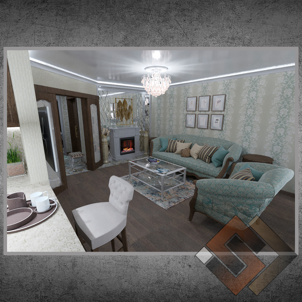 Классика в квартире с низкими потолками