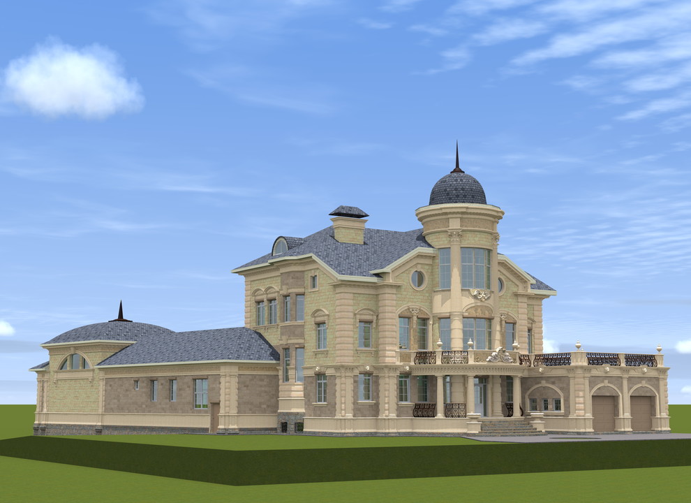 Проект загородного дома. "Леоново" S-1100 m2