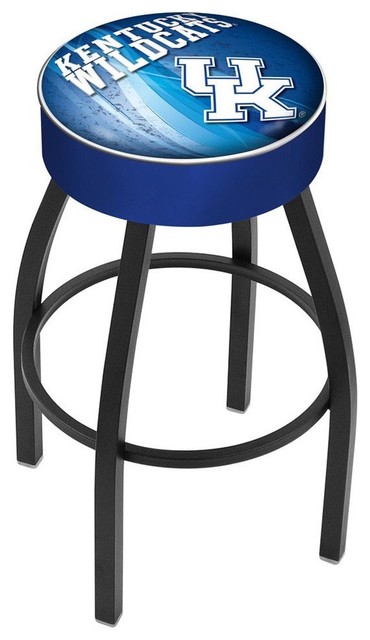 University Of Kentucky Wildcats Swivel Stool Black Wrinkle University Of Kentucky Wildcats Swivel Stool Black Wrinkle 25 Counter