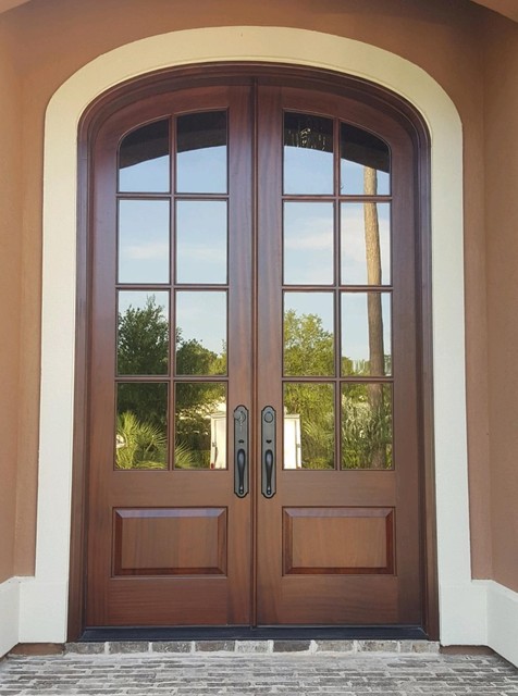 Elliptical Double Door Traditional Entry Charlotte