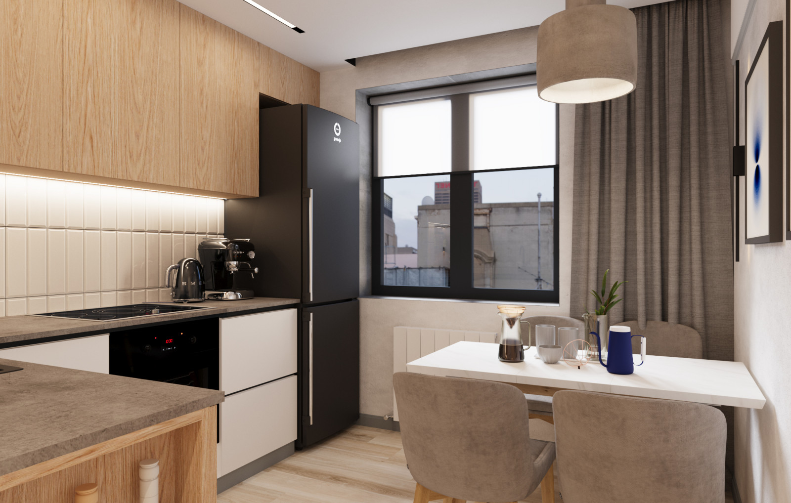 Двухкомнатная квартира с мужским характером