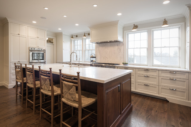 Berkeley Brick Home american-traditional-kitchen