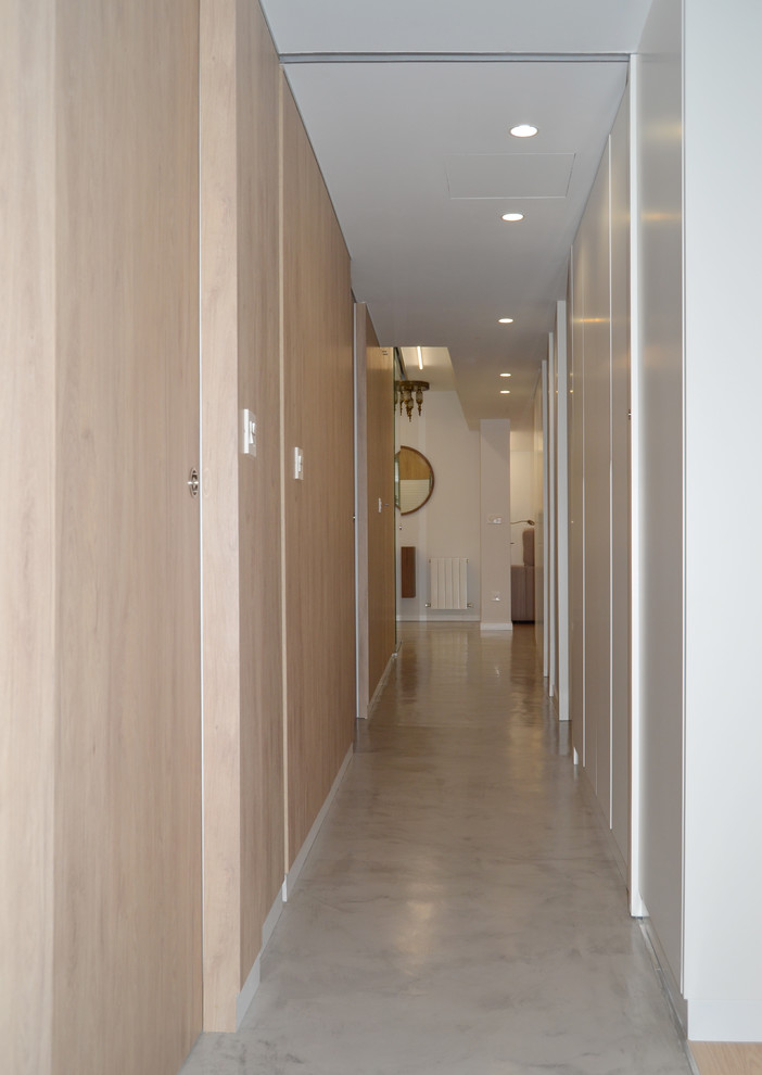 Modelo de recibidores y pasillos actuales de tamaño medio