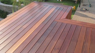 Exotic Decking with Double Picture Frame Border - Unique ...