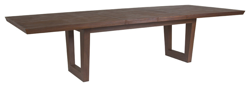 Brio Rectangular Dining Table, Marrone Finish