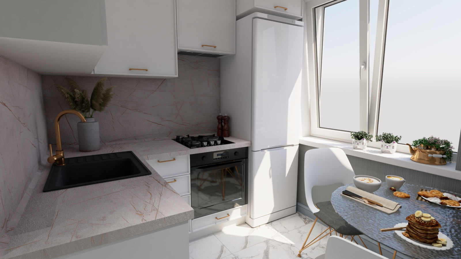 Кухня хрущевка