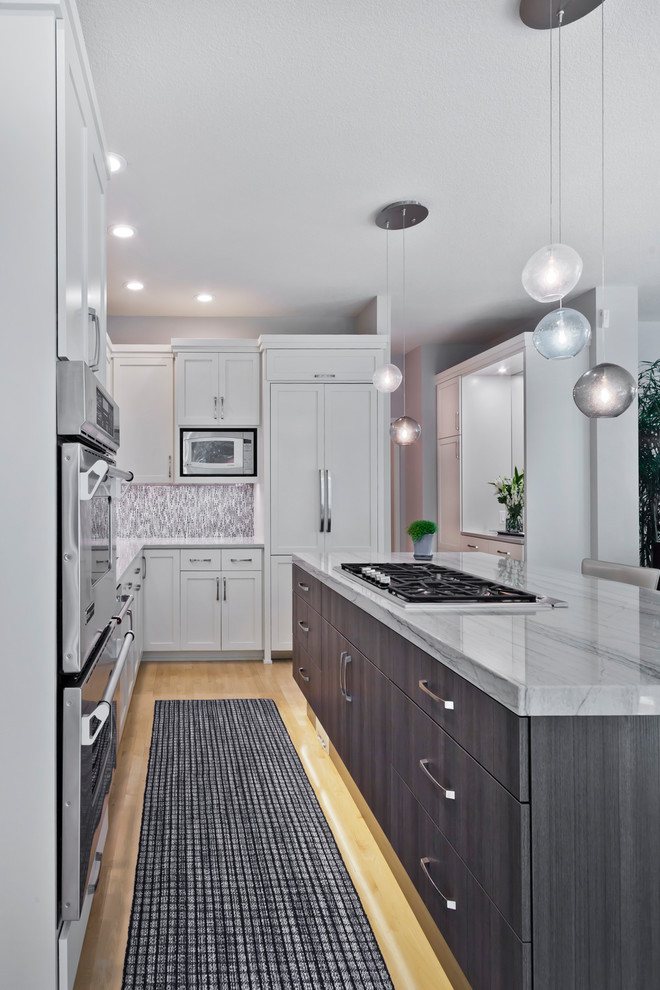 Transitional kitchen photo in Minneapolis