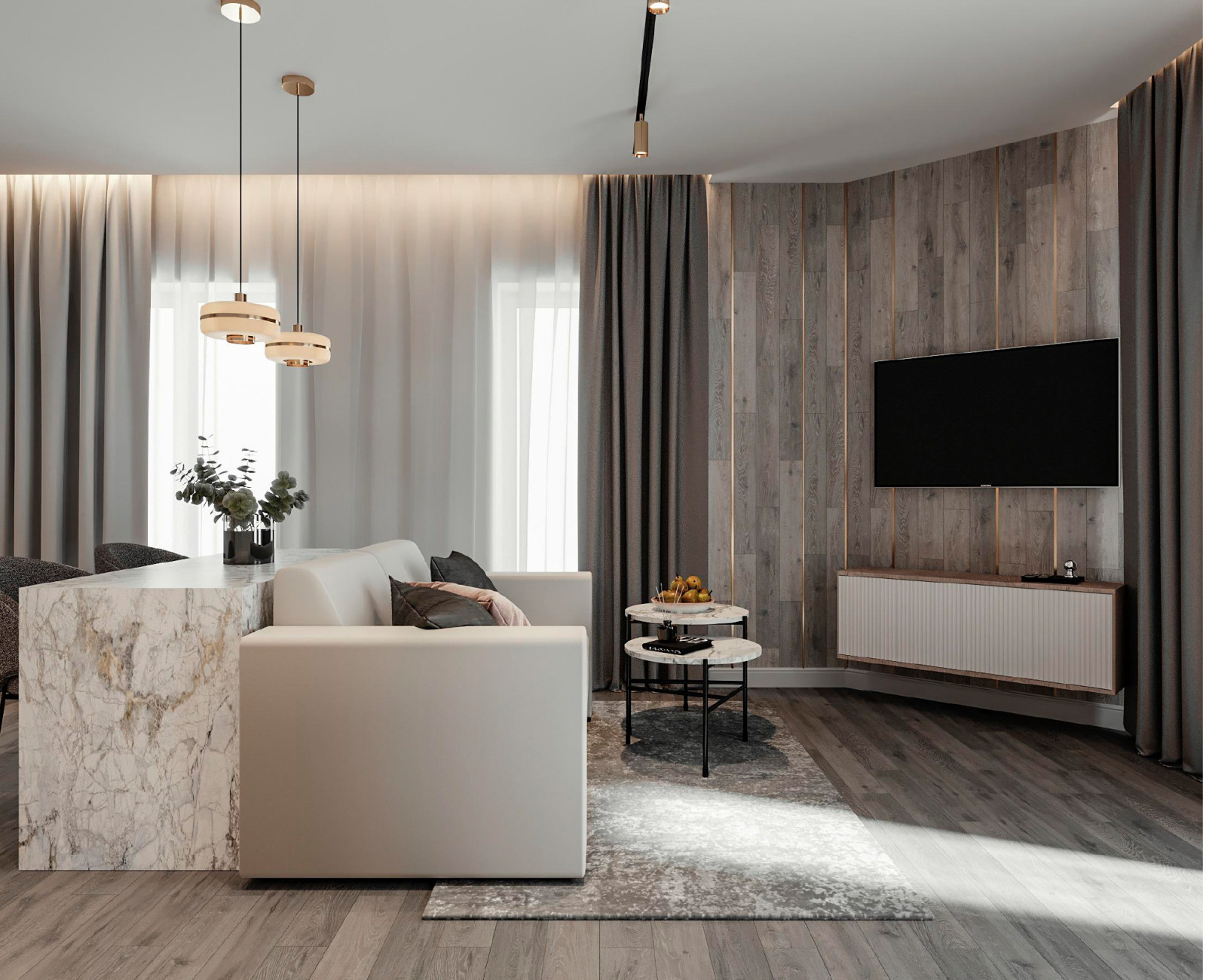 ЖК "Сосновый бор"визуализация,3д,