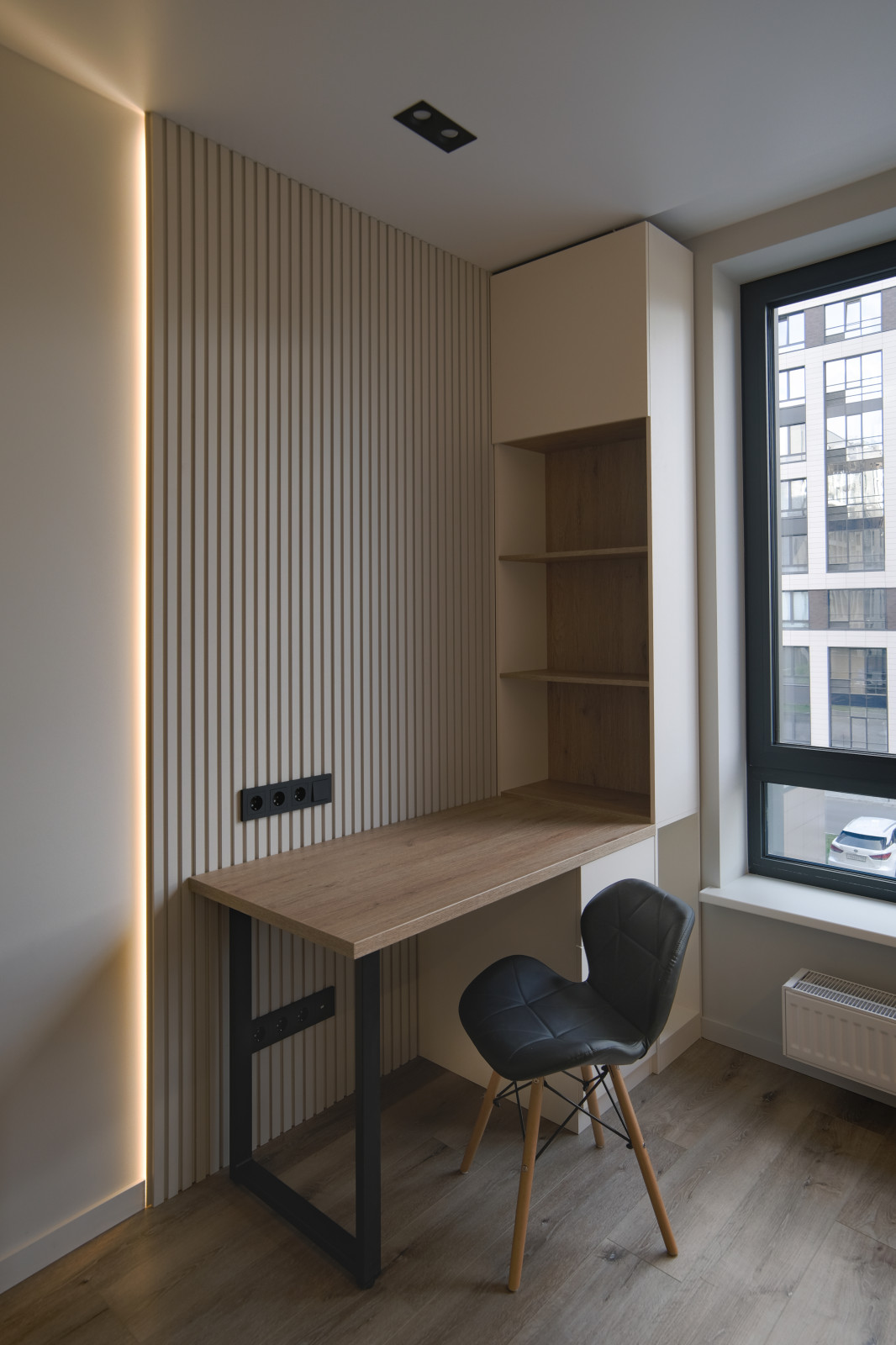 Квартира с дизайнерским ремонтом и освещением