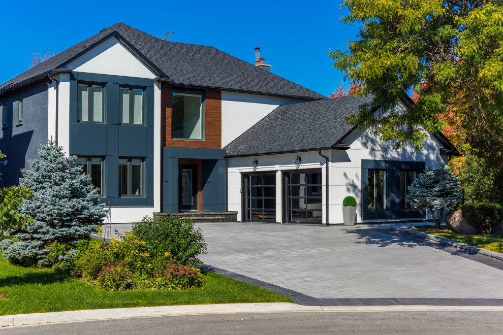 Boswell Residence Midcentury Exterior DC Metro by Granitech Inc. Houzz