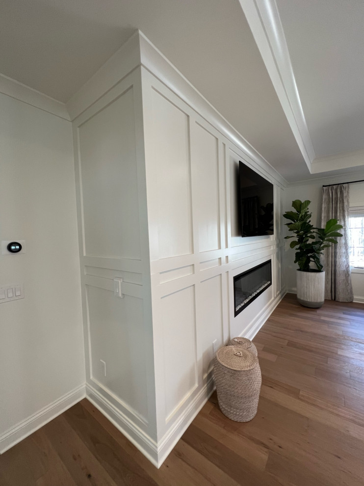 Inspiration for a transitional home design remodel in Columbus