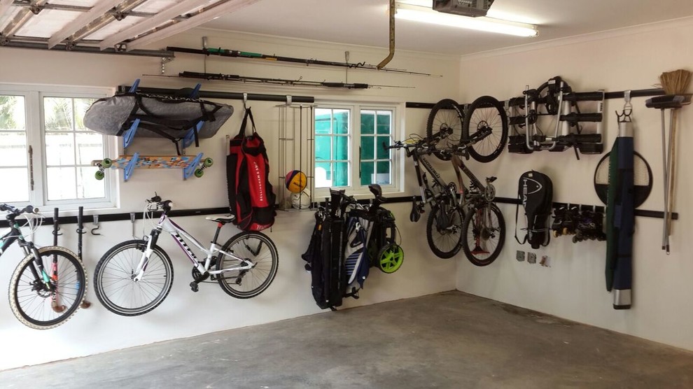 Photo of a contemporary garage in Other.