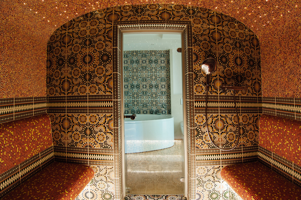 Фото из разных проектов бань, саун, хаммамов и внутренней отделки