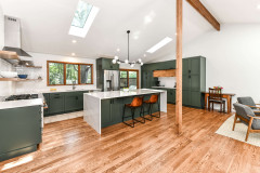 Kitchen of the Week: Bigger With an Open Plan and Green Cabinets