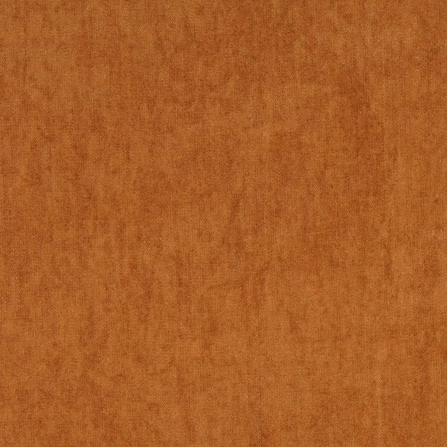 Burnt Orange Solid Antique Woven Velvet Upholstery Fabric By The Yard