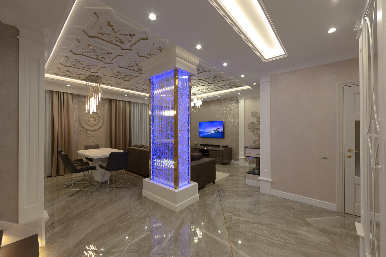 Реализованный проект - фото. Пентхаус "Гермес" ЖК "Цветной Бульвар"