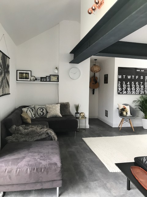 Open plan living space contemporary-living-room
