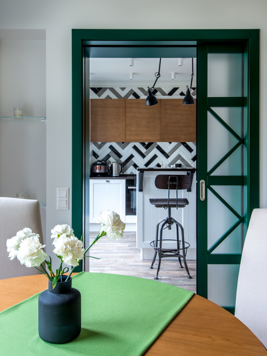 Съёмка квартиры 75м. в ЖК "Варшавское шоссе", проект Веры Шевердёнок