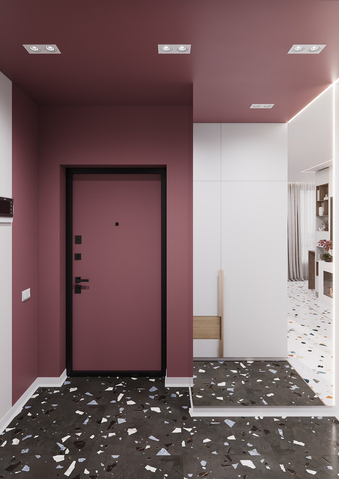 Дизайн-проект яркой квартиры 65 кв.м в современном стиле