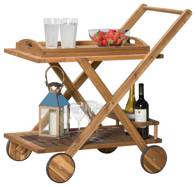 Kadence Solid Wood Natural Stained Kitchen Serving Cart Craftsman Kadence Solid Wood Natural Stained Kitchen Serving Cart