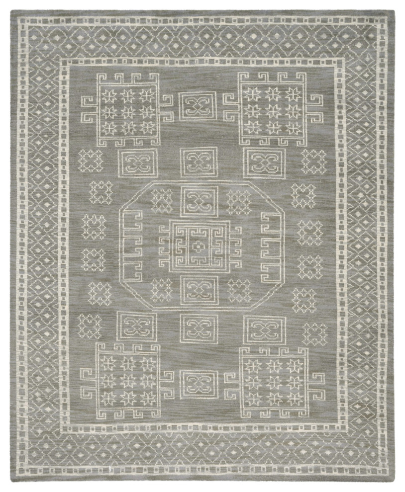 Safavieh Kenya Collection Kny635a Hand-Knotted Grey Rug