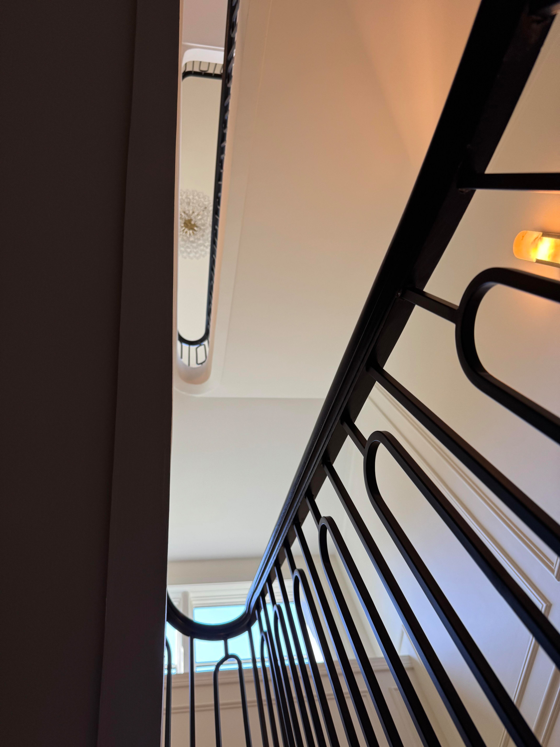 134_Stunning Straight Stair with an Elliptical Twist, McLean, VA 22101