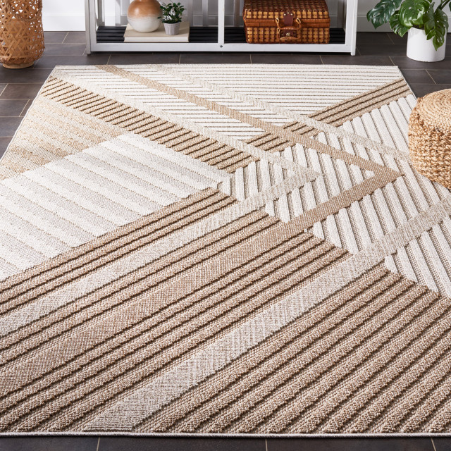 Safavieh Global Glb220B Geometric Rug, Beige/Light Beige, 9'x12 ...