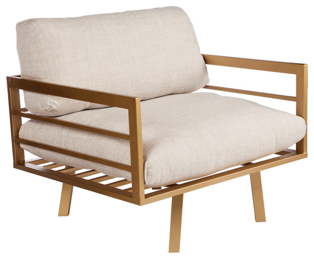 Teagan Gold Accent Chair