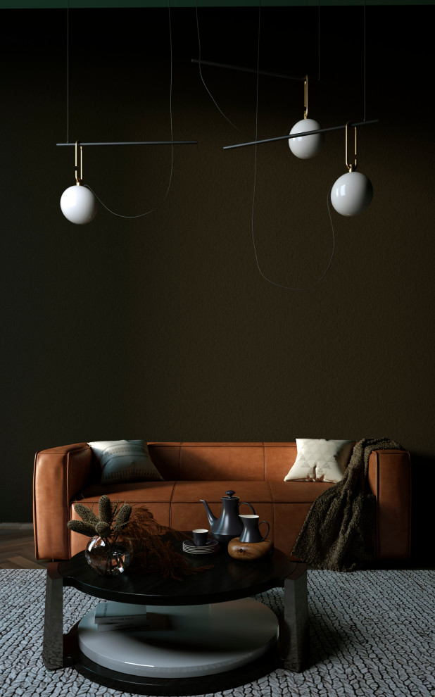 Интерьер в темных тонах