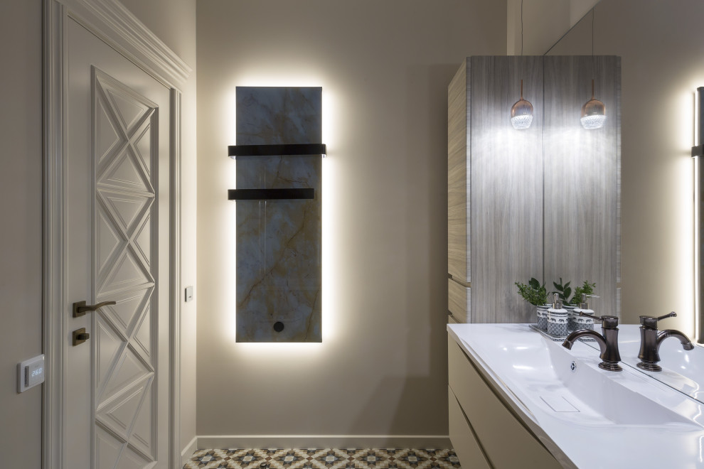 Квартира "Синий агат и яркая охра"