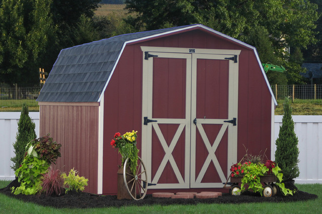 8x10 Wooden Storage Shed from PA - Traditional - Shed - Philadelphia ...