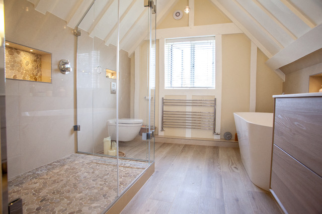 Barn Conversion Ensuite Scandinavian Bathroom Other