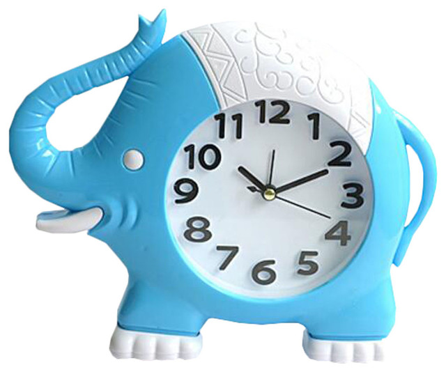 Retro Creative Elephant Noiseless Alarm, Noiseless Alarm Clock
