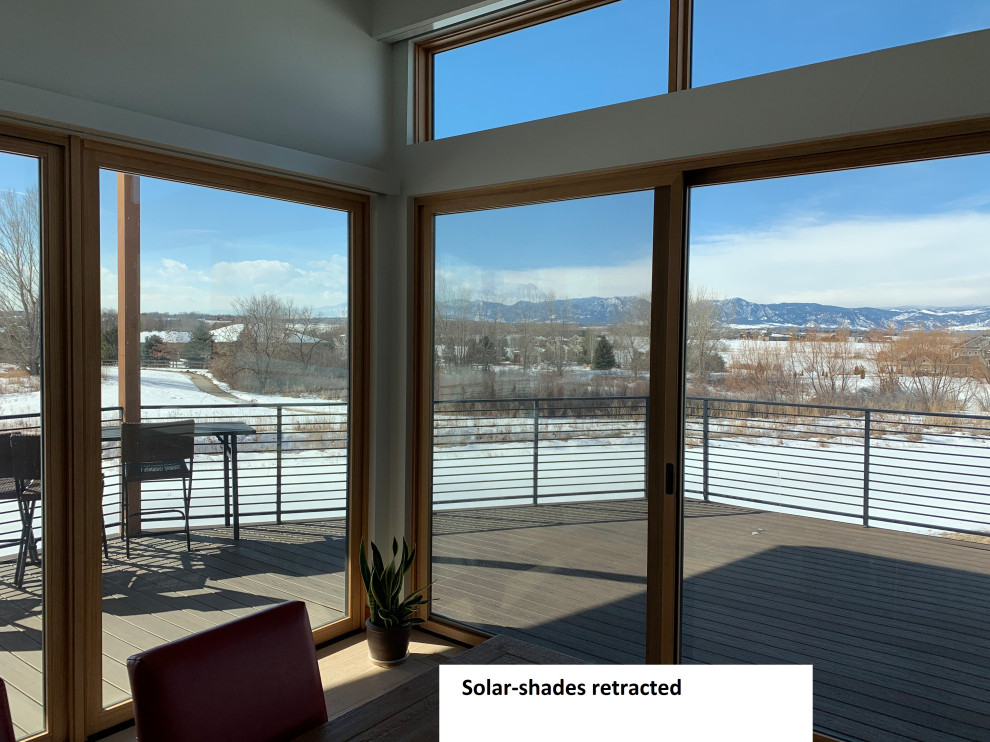 Do low "e" windows block enough (84) sun that you don't need shades?