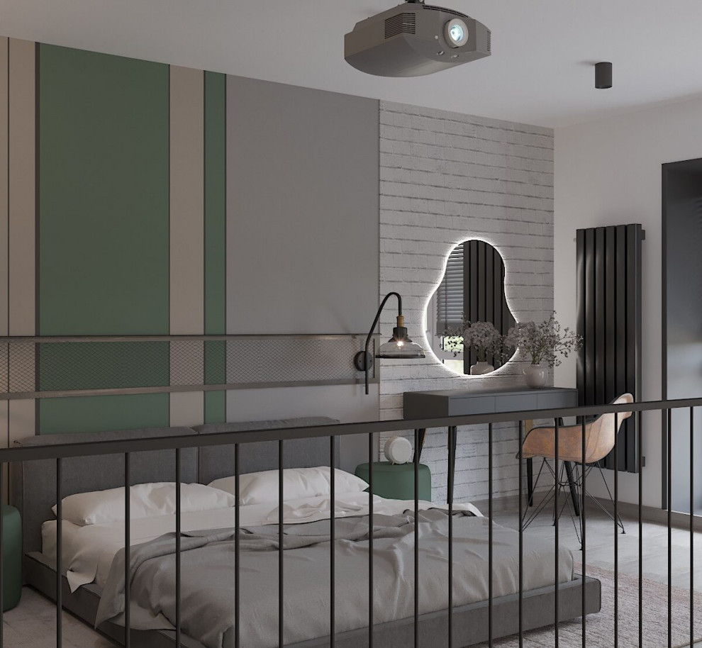 Дизайн-проект двухуровневой квартиры, площадью 98,6 м2 в г. Томск, Северный парк