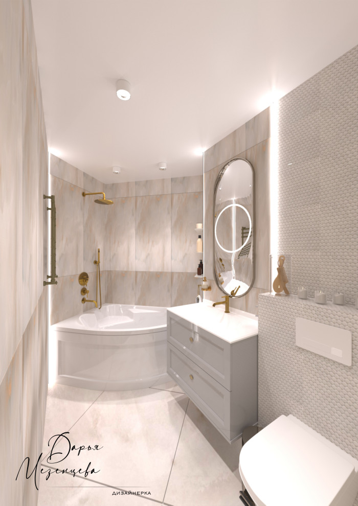 Трехкомнатная квартира-студия 82кв.м