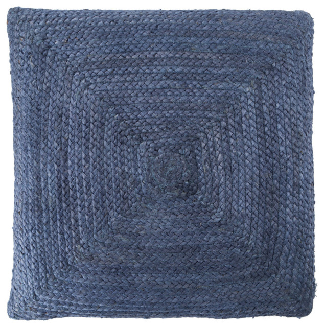 Jaipur Living Natia Solid Floor Cushion Beach Style Floor Pillows