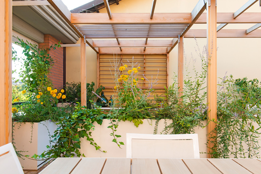 Ispirazione per una terrazza mediterranea