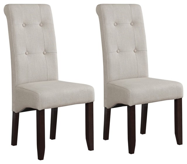 Simpli Home Cosmopolitan Faux Leather Dining Chairs Set Of 2 Transitional By Ltd - Tufted Faux Leather Dining Chairs Simpli Home Cosmopolitan Faux Leather Dining Chairs Set Of 2 Transitional By Ltd - Tufted Faux Leather Dining Chairs