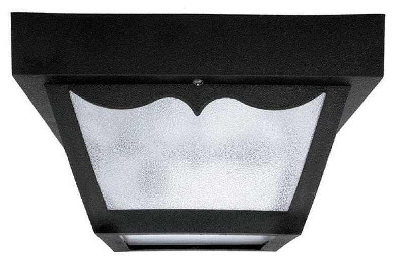 Capital Lighting 2-LT Outdoor Poly Ceiling Light 9239BK - Black