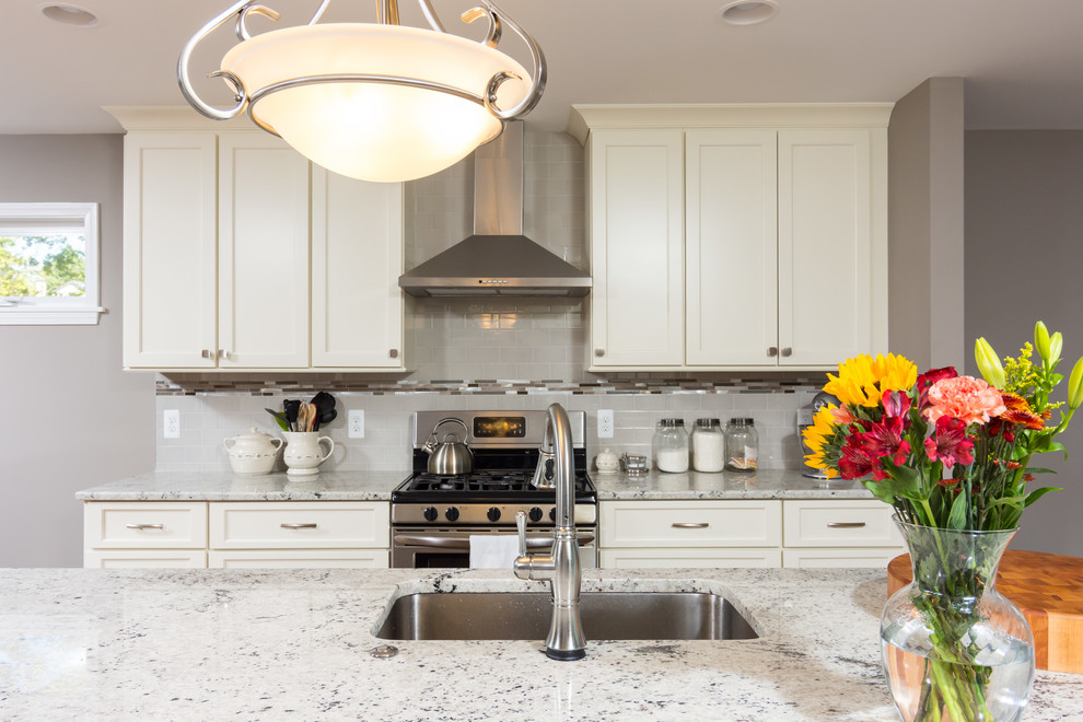 Inspiration for a transitional kitchen remodel in Detroit
