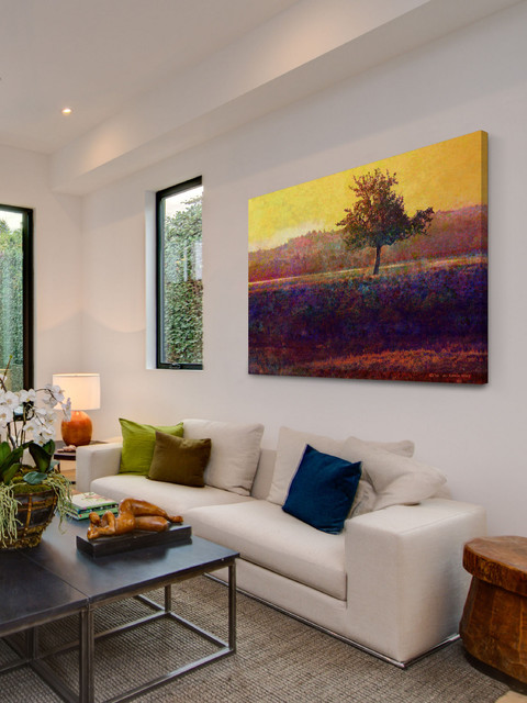 Lone Tree Sunset transitional-living-room