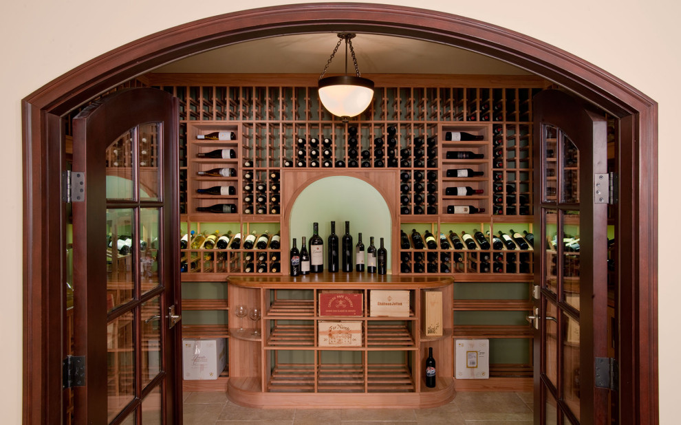 Design ideas for a wine cellar in Chicago.