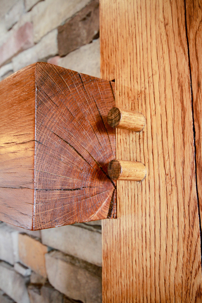 Timber Frame House Addition on Ridge Road