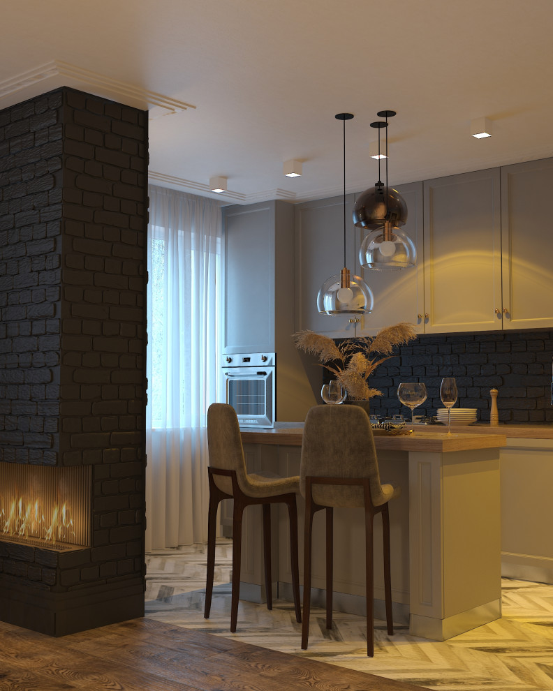 Кваритра ЖК Глумилино гостиная