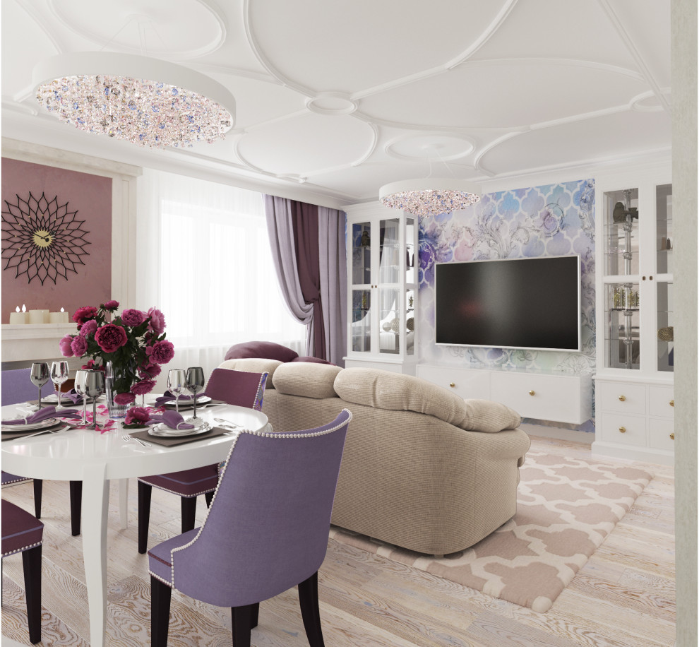 Сиреневые облака